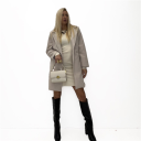 abito in costina girocollo crew neck